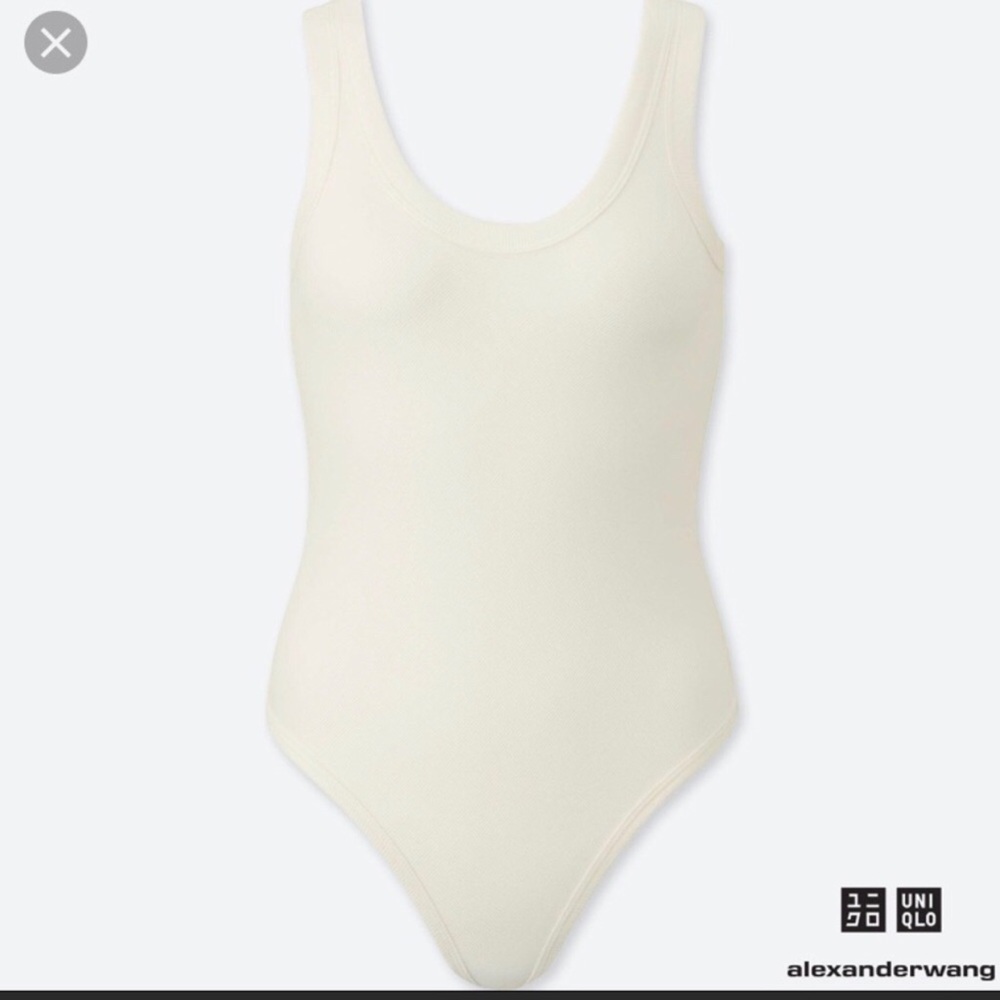 Alexander Wang for Uniqlo Bodysuit White Sz xl
